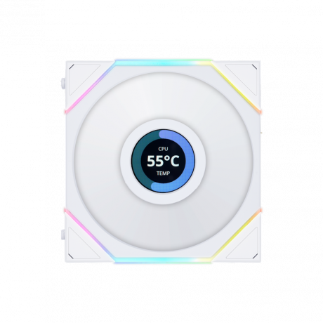 Lian Li UNI FAN TL-LCD 1x120mm Beyaz Kasa Fanı (G99.12TLLCD1W.00)